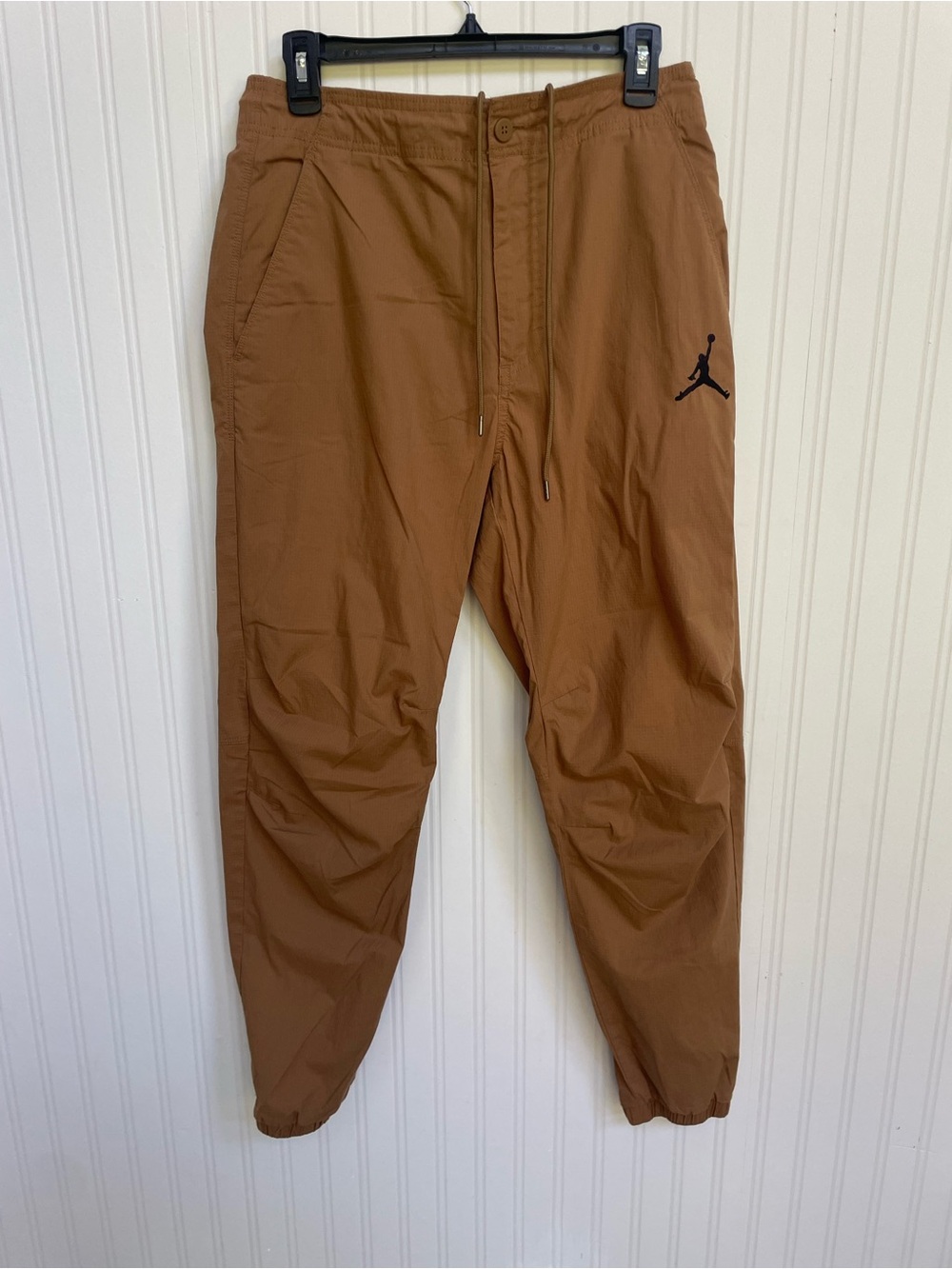 Jordan Men's Brown Elastic Waist Joggers Size 32 medium